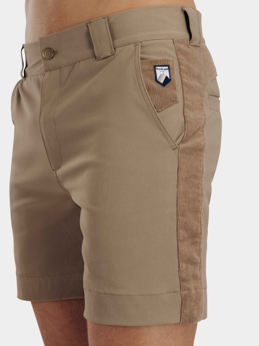 Bilde av WoolLand Romsdalseggen Shorts w.cord man Driftwood